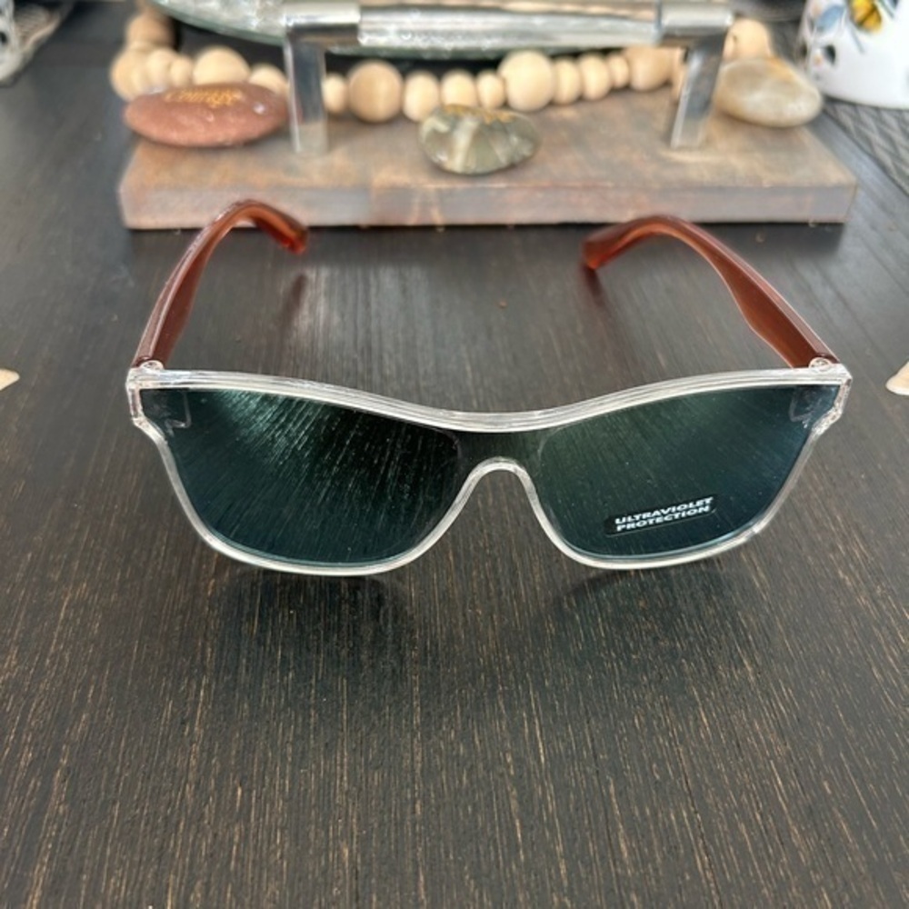 ๐NWT translucent rainbow ๐ mirror sunglasses ๐ sunshades - Picture 12 of 14